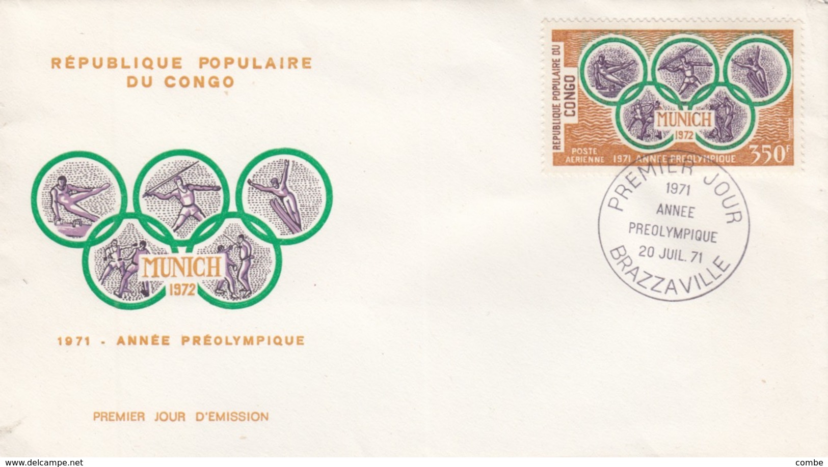 LETTRE. CONGO - FDC