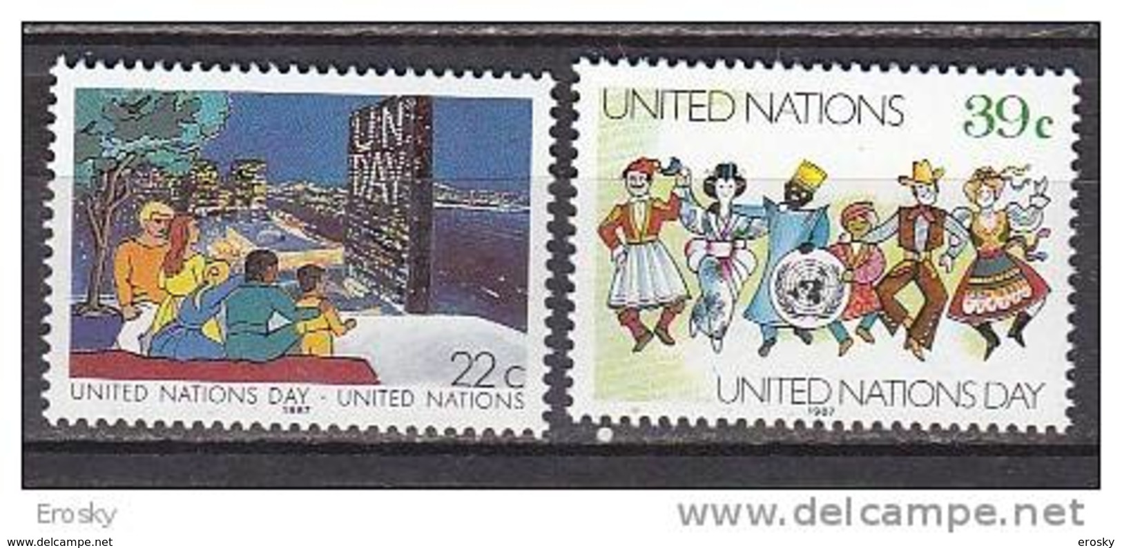 H0332 - UNO ONU NEW YORK N°508/09 ** - Neufs