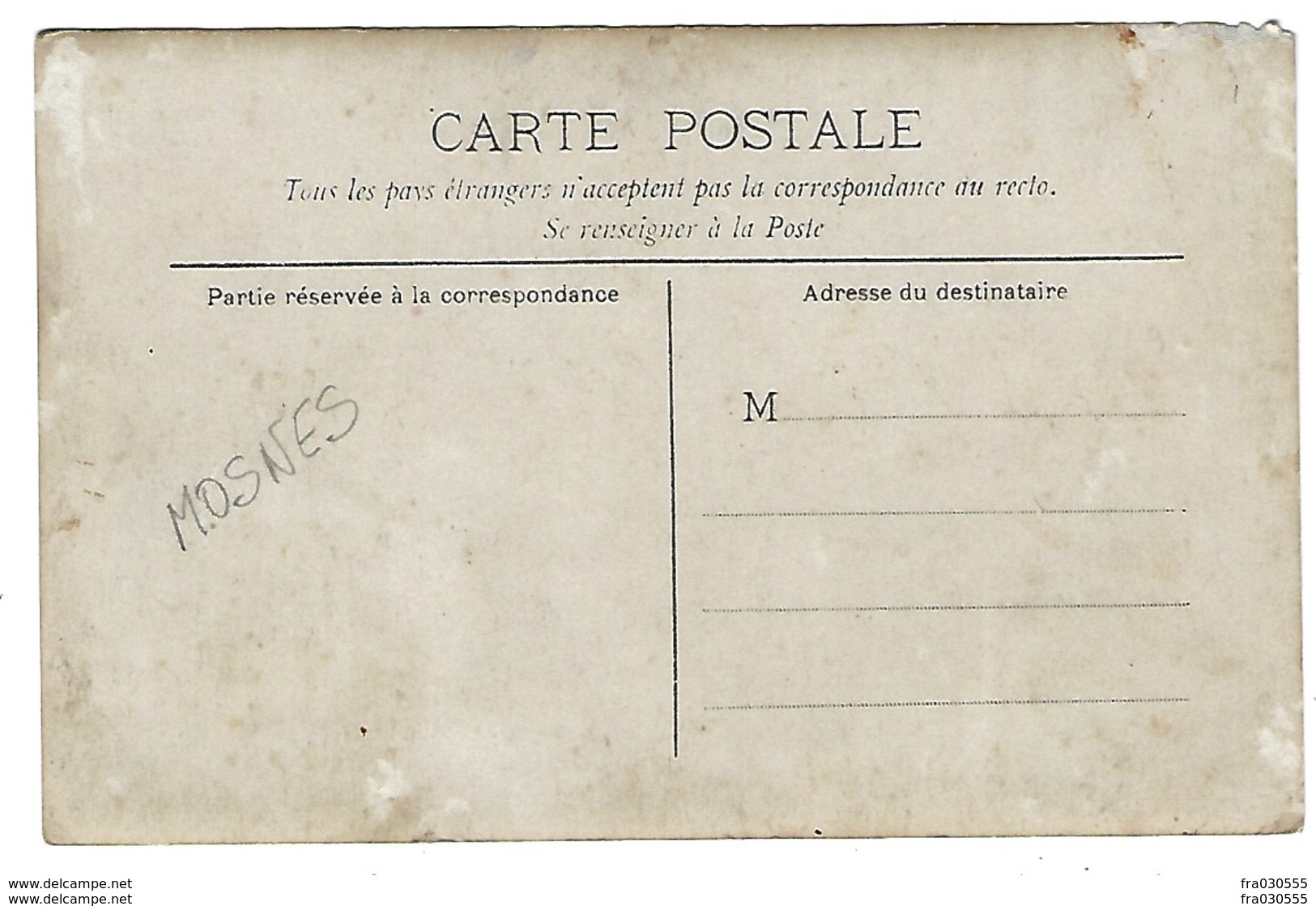 37 - MOSNES - Belle CPA-Photo Des Années 1900 - Cour De Ferme Et Personnages - Autres & Non Classés