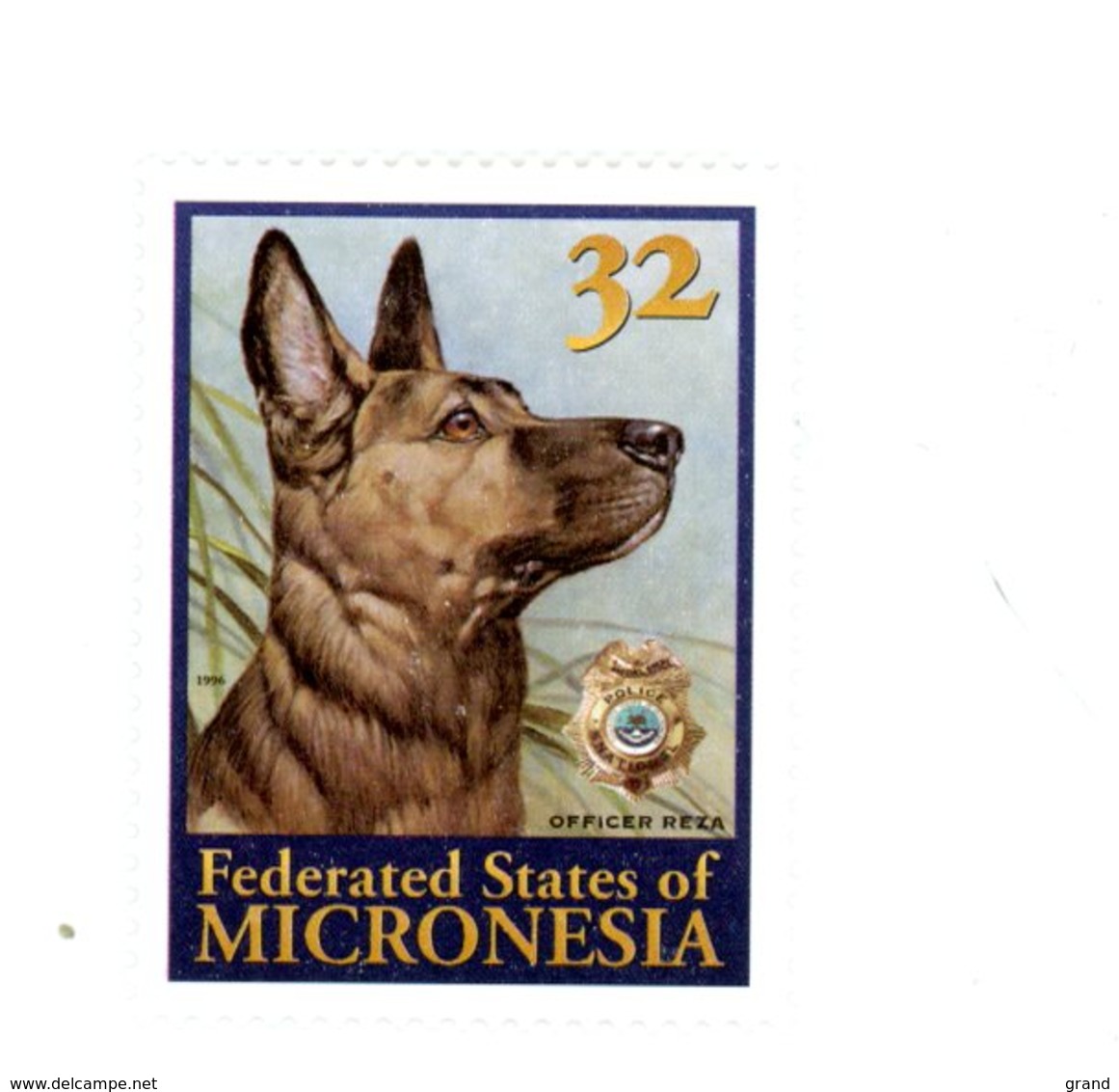 Micronesie 1995-chien De Police Et Autres-YT 344/7+431***MNH - Chiens