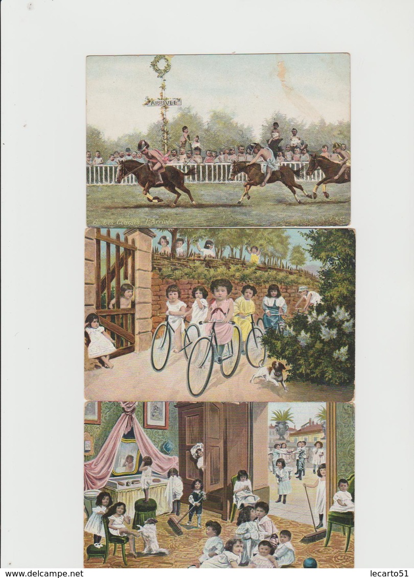 LOT 24 CARTES SUR LES BEBES - Gruppi Di Bambini & Famiglie