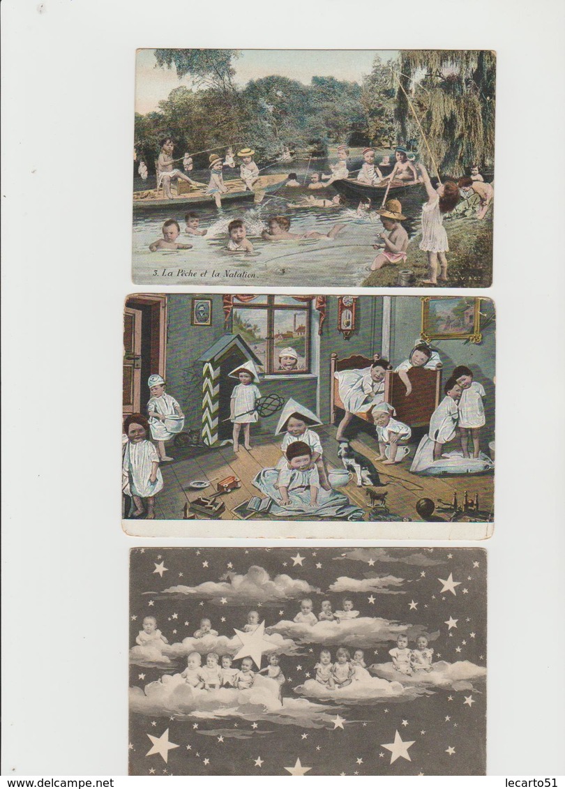 LOT 24 CARTES SUR LES BEBES - Groupes D'enfants & Familles