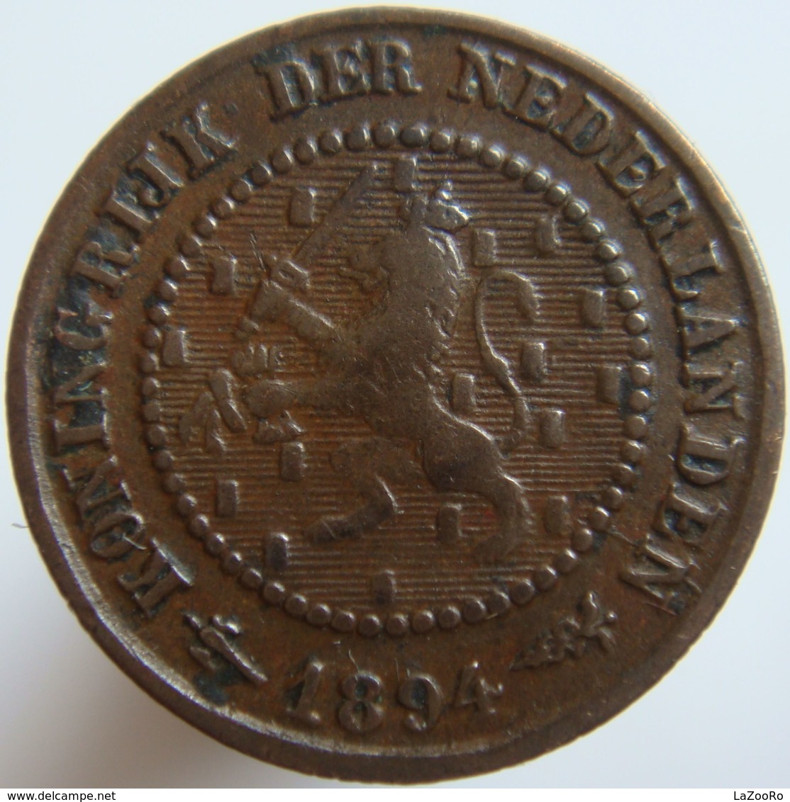 Netherlands 1/2 Cent 1894 XF - 0.5 Cent