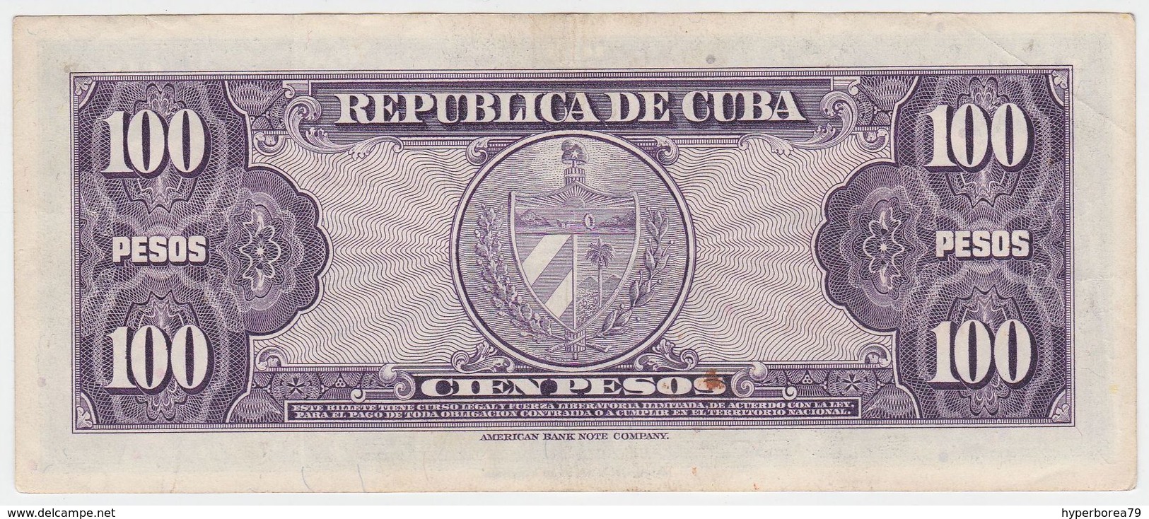 Cuba P 82 A - 100 Pesos 1950 - XF - Cuba