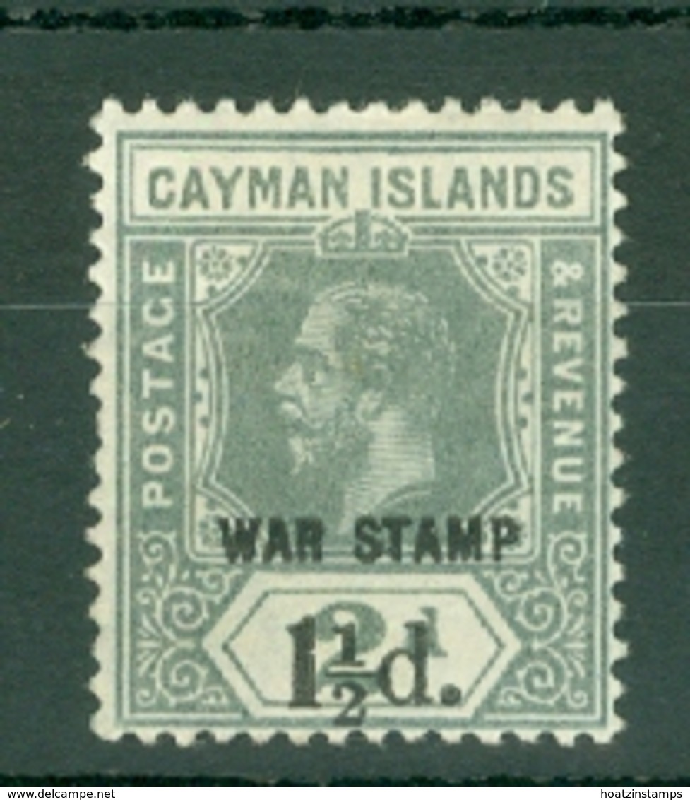 Cayman Islands: 1919/20   KGV 'War Stamp' OVPT  SG58   1½d On 2d   MH - Kaaiman Eilanden