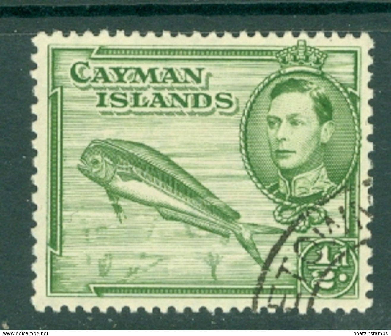 Cayman Islands: 1938/48   KGVI   SG116   ½d    [Perf: 13 X 11½]   Used - Cayman Islands