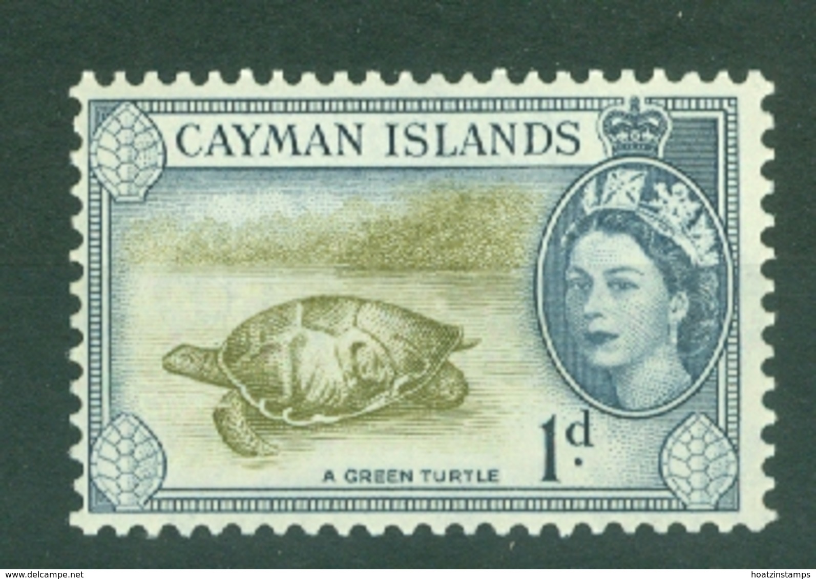 Cayman Islands: 1953/62   QE II - Pictorial   SG150   1d     MH - Kaimaninseln