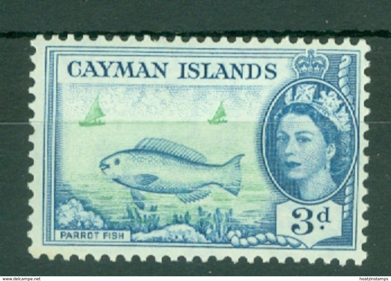 Cayman Islands: 1953/62   QE II - Pictorial   SG154   3d     MNH - Cayman Islands