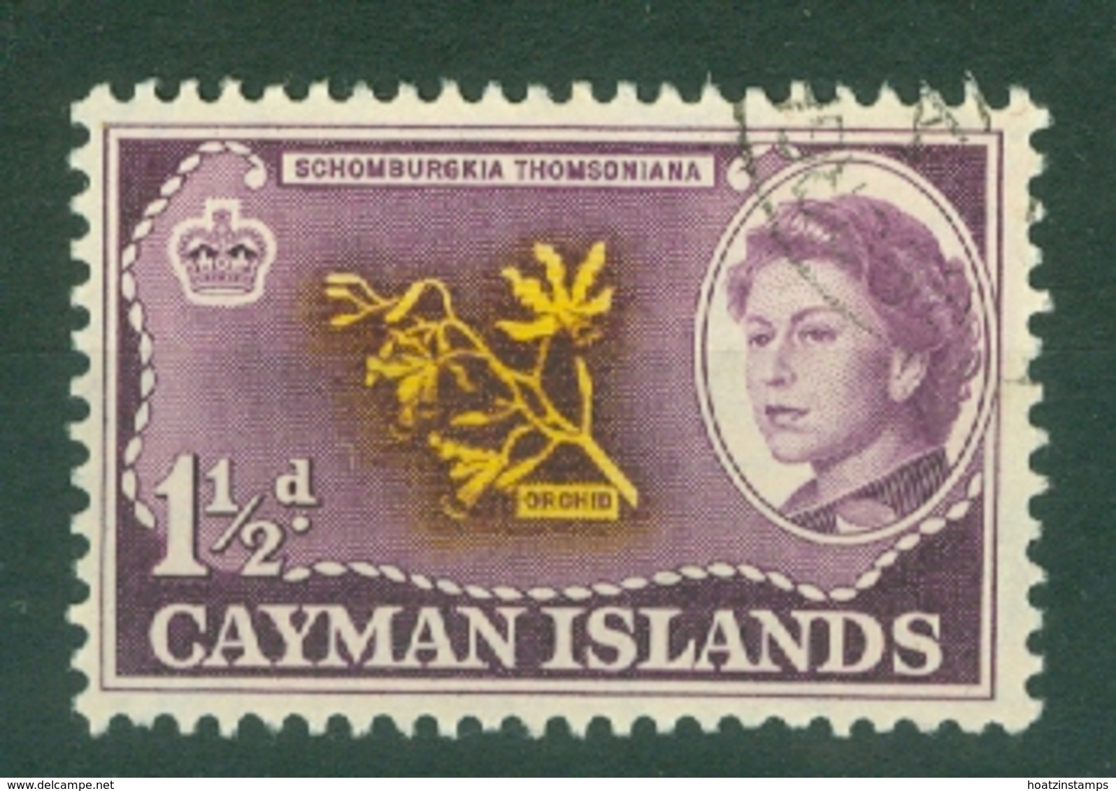 Cayman Islands: 1962/64   QE II - Pictorial   SG167   1½d     Used - Cayman Islands