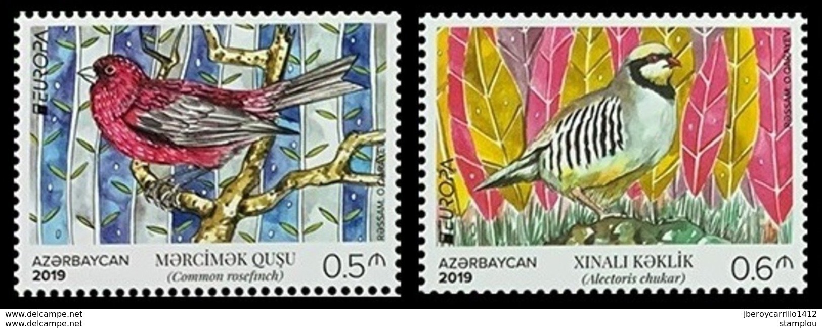 Azerbaidzjan-Azerbaidzjan Cept 2019 Stamps+block - 2019