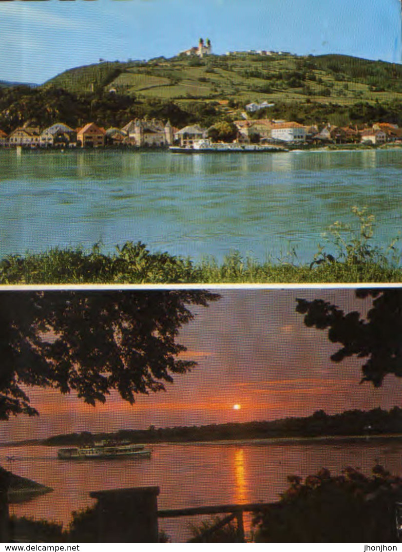 Ostereich - Postcard Used 1977  -  Pilgrimage Maria Taferl Evening Mood  - 2/scans - Maria Taferl