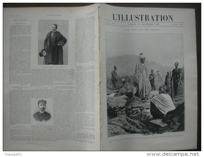 L’ILLUSTRATION 2914 CAPTURE SAMORY/ SAN STEFANO/ CRETE/ ADAM MICKIEWICZ  31 Décembre 1898 - 1850 - 1899