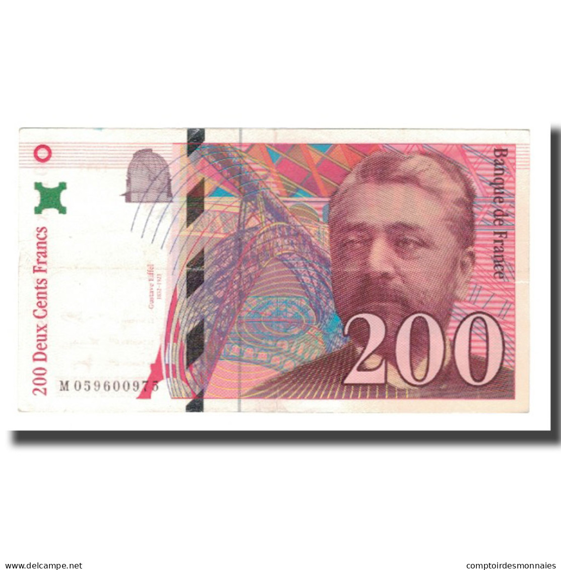 France, 200 Francs, Eiffel, 1997, SUP, Fayette:75.04b, KM:159b - 200 F 1995-1999 ''Eiffel''