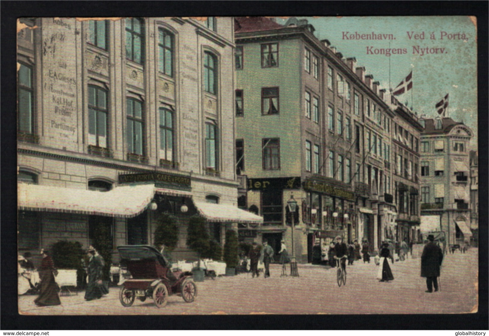 DE2904 - DENMARK - KØBENHAVN - VED Á PORTA KONGENS NYTORV - RARE POSTCARD - Danemark