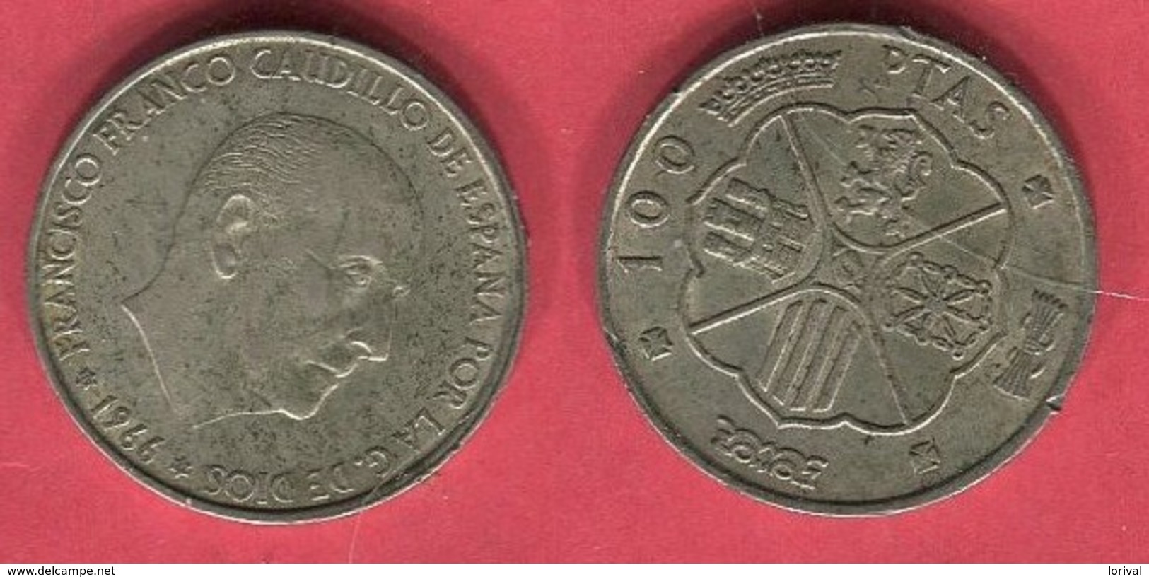 FRANCO  ( KM 122 ) TTB 12 - 100 Pesetas