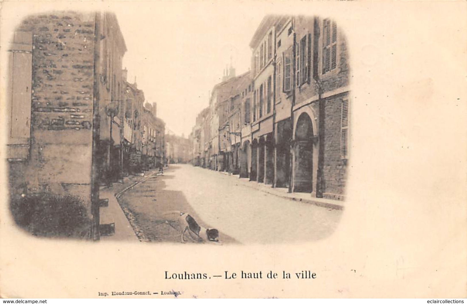 Louhans       71      La Haute  Ville.       (voir Scan) - Louhans