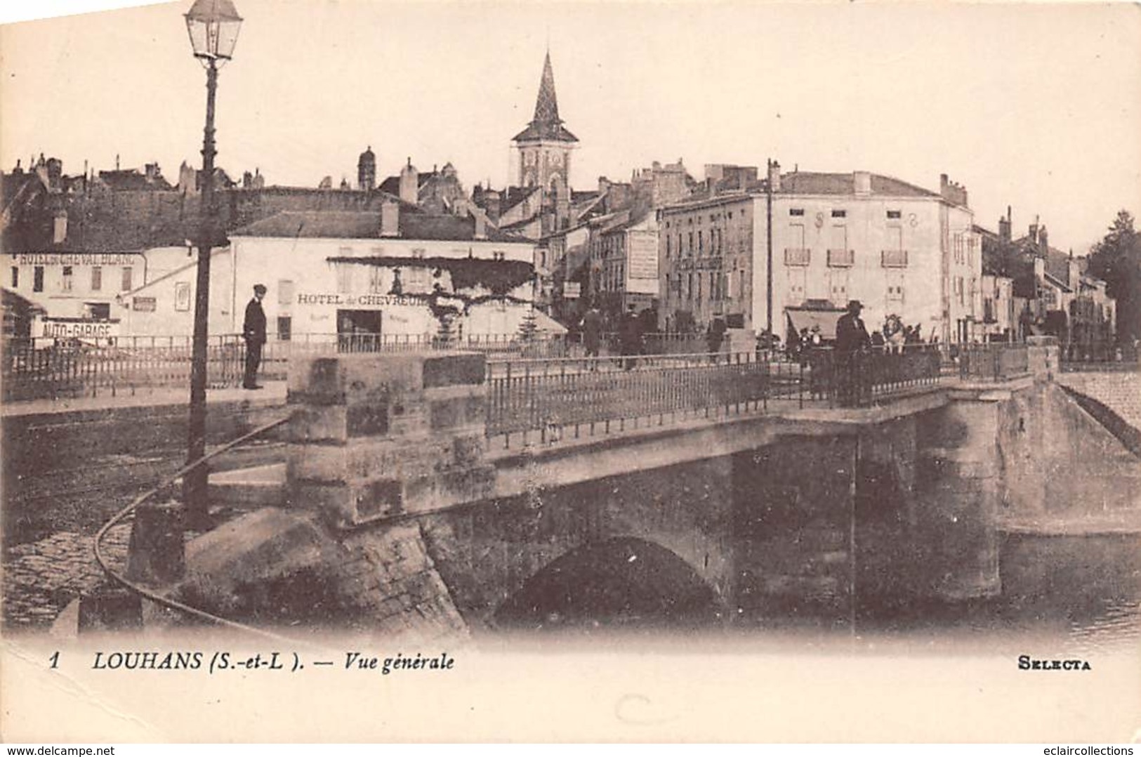 Louhans       71      Le Pont Et Vue Générale     2       (voir Scan) - Louhans