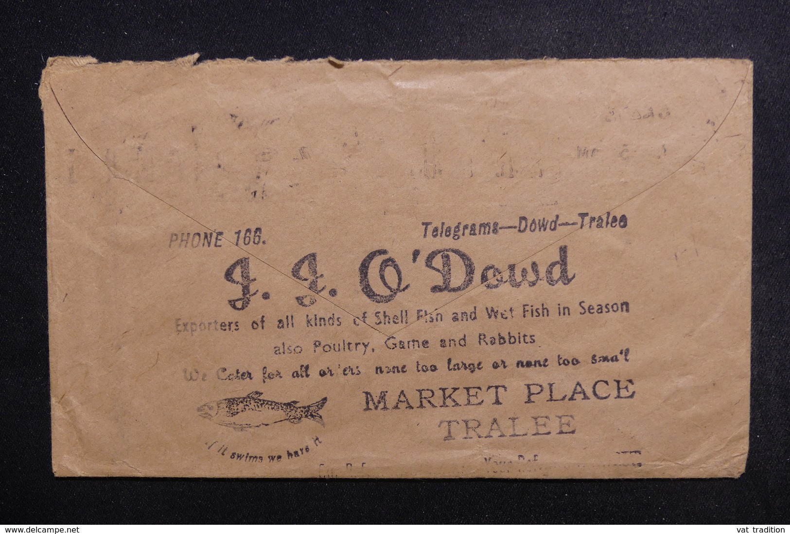 IRLANDE - Enveloppe Commerciale De Tralee Pour La France En 1950, Affranchissement Plaisant - L 48828 - Covers & Documents