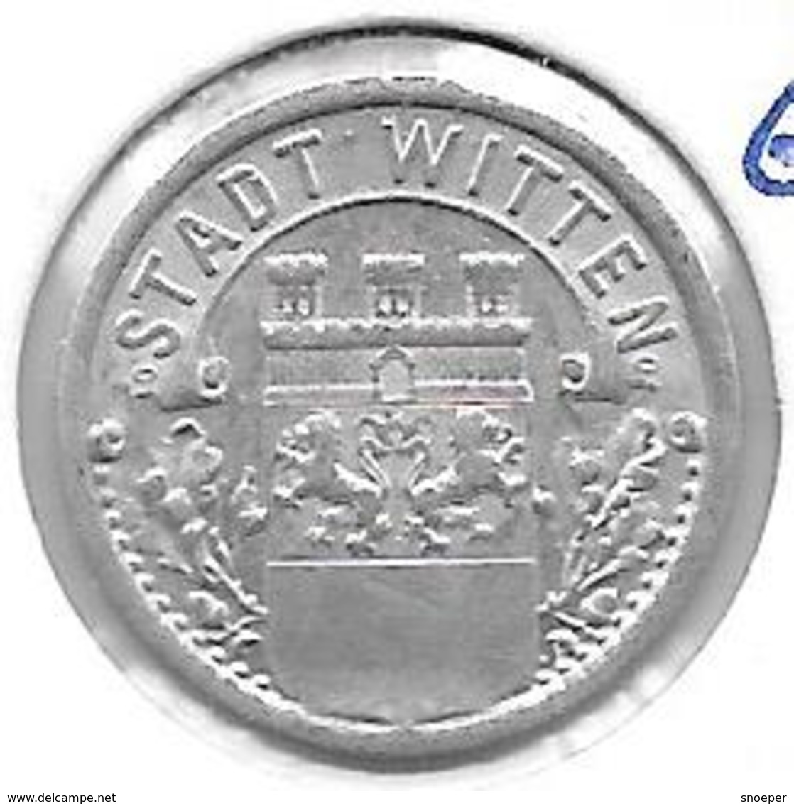 *notgeld Witten   5 Pfennig  1920  Alu   604.7a - Altri & Non Classificati