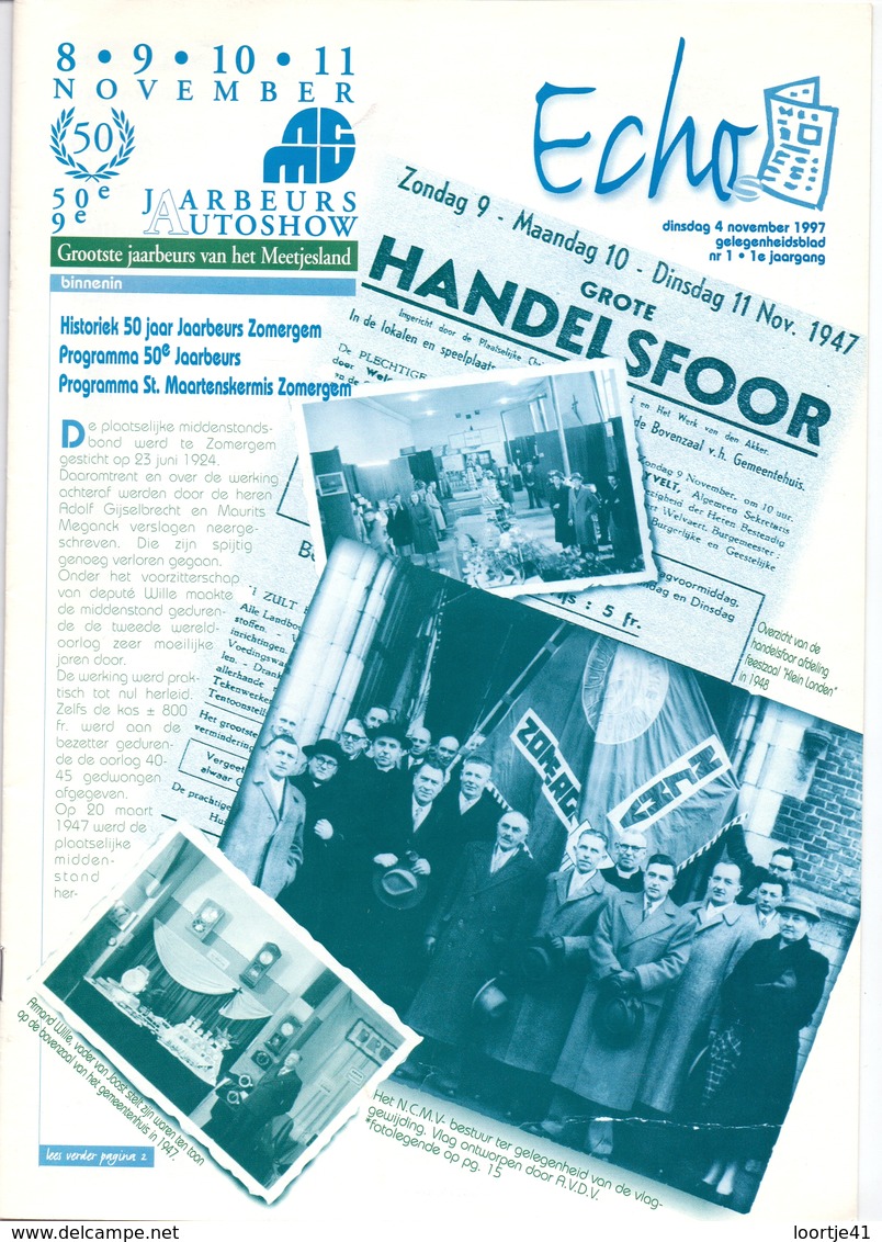 Brochure Informatieblad 50° Jaarbeurs Zomergem - 1997 - Zonder Classificatie