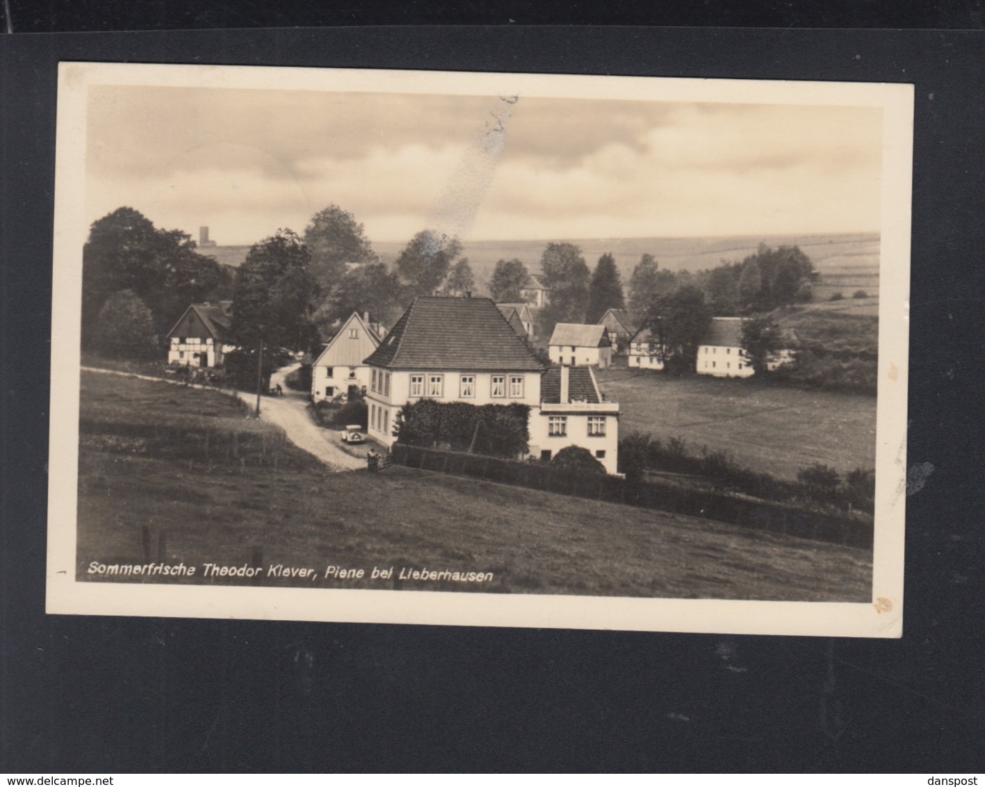 Dt. Reich AK Sommerfrische Th. Klever Piene B. Lieberhausen 1939 - Gummersbach