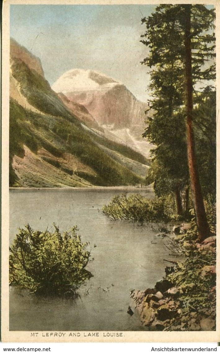 Mt. Lefroy And Lake Louise  (007701) - Lac Louise