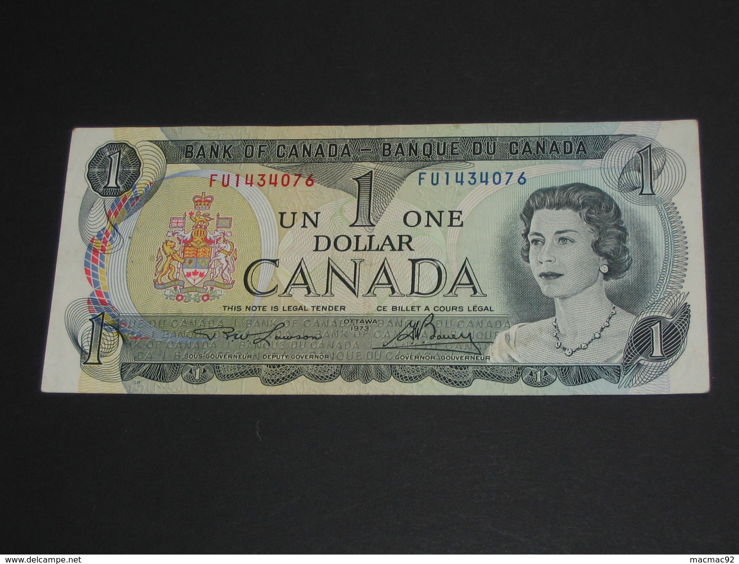 1 One Dollar 1973  - Bank Of Canada -Banque Du Canada   **** EN ACHAT  IMMEDIAT **** - Kanada
