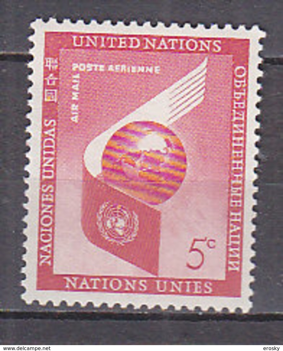 H0370 - UNO ONU NEW YORK AERIENNE N°6 ** - Airmail