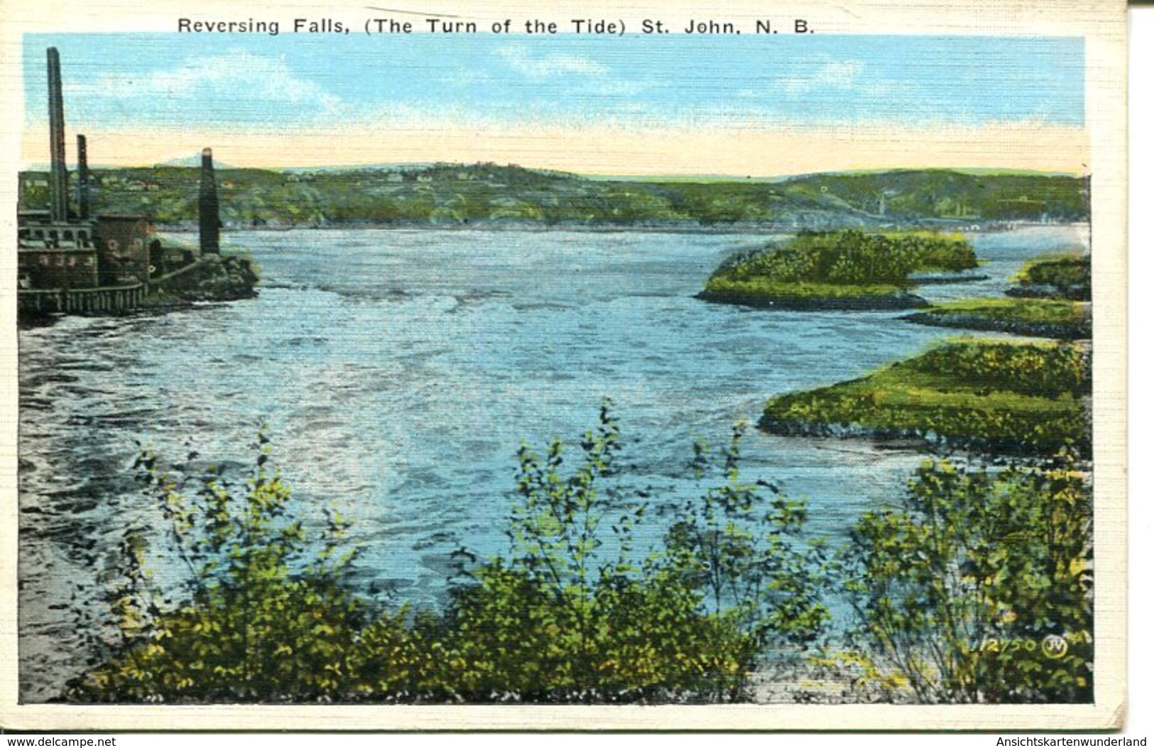 Reversing Falls, (The Turn Of The Tide) St. John  (007703) - St. John