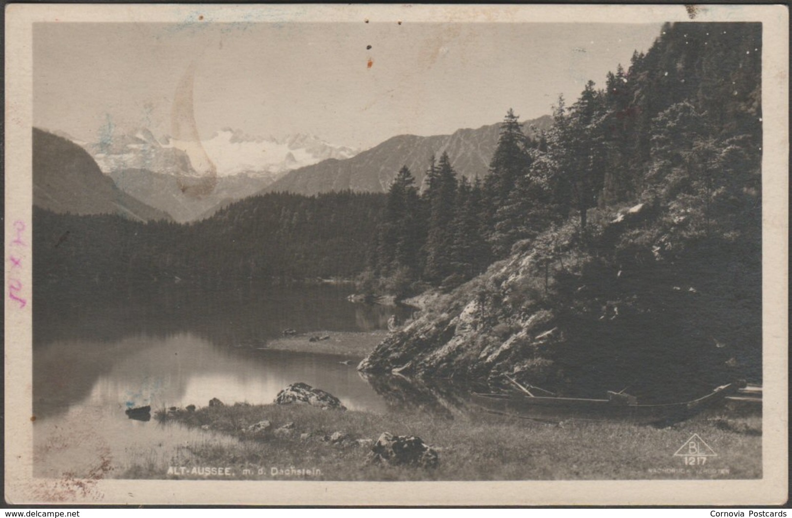 Alt-Aussee Mit Der Dachstein, Steiermark, C.1920s - Brüder Lenz Foto-AK - Other & Unclassified