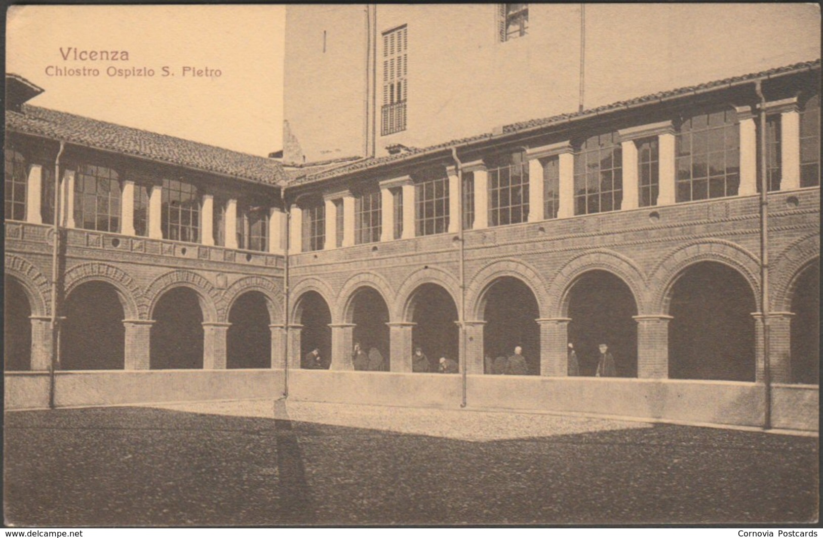 Chiostro Ospizio San Pietro, Vicenza, C.1910s - Chiovato Cartolina - Vicenza