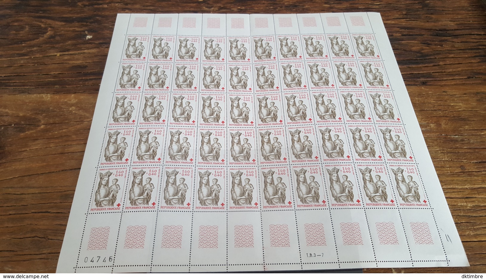 LOT 481776 TIMBRE DE FRANCE NEUF** LUXE  FEUILLE - Collections