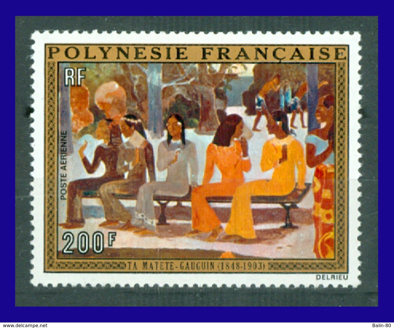 1973 - Polinesia F. - Scott Nº C 98 - MNH - Le Matete - Gauguin - PO- 44 - Nuevos