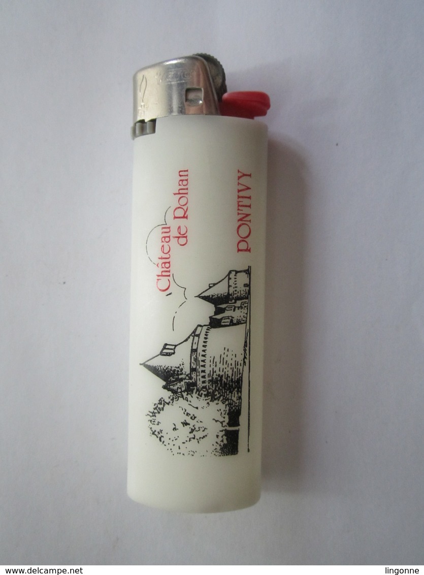 Briquet Bic Publicitaire - Château De ROHAN PONTIVY - Autres & Non Classés