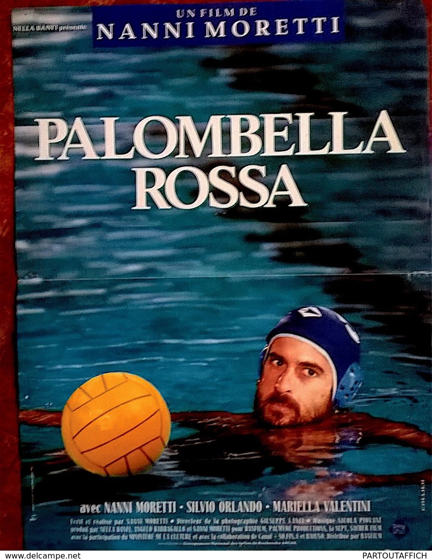 Aff Orig Ciné PALOMBELLA ROSSA 40X60 1989 Nanni Moretti - Manifesti & Poster