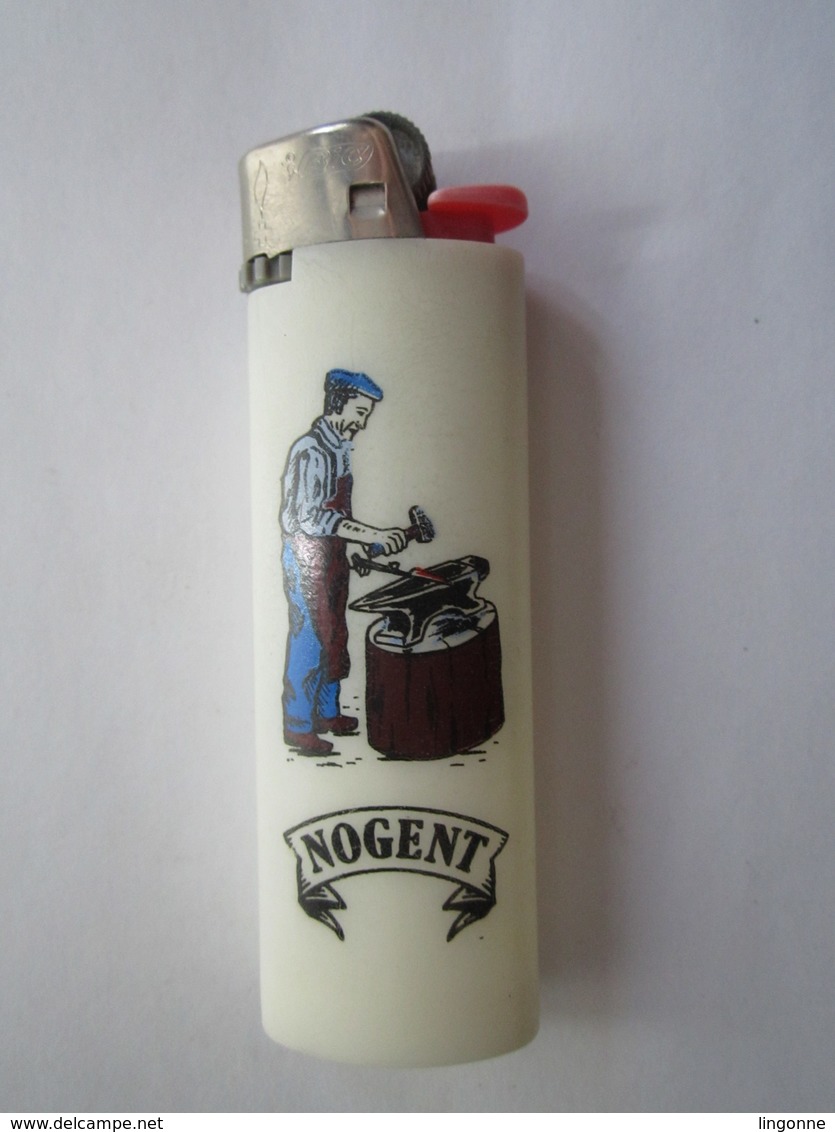 Briquet Bic Publicitaire - NOGENT En BASSIGNY (52 Haute-Marne) Pays De La Coutellerie - Autres & Non Classés