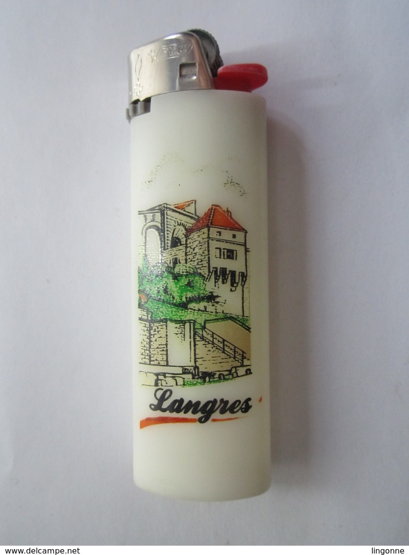 Briquet Bic Publicitaire - LANGRES (52 Haute-Marne) - Autres & Non Classés