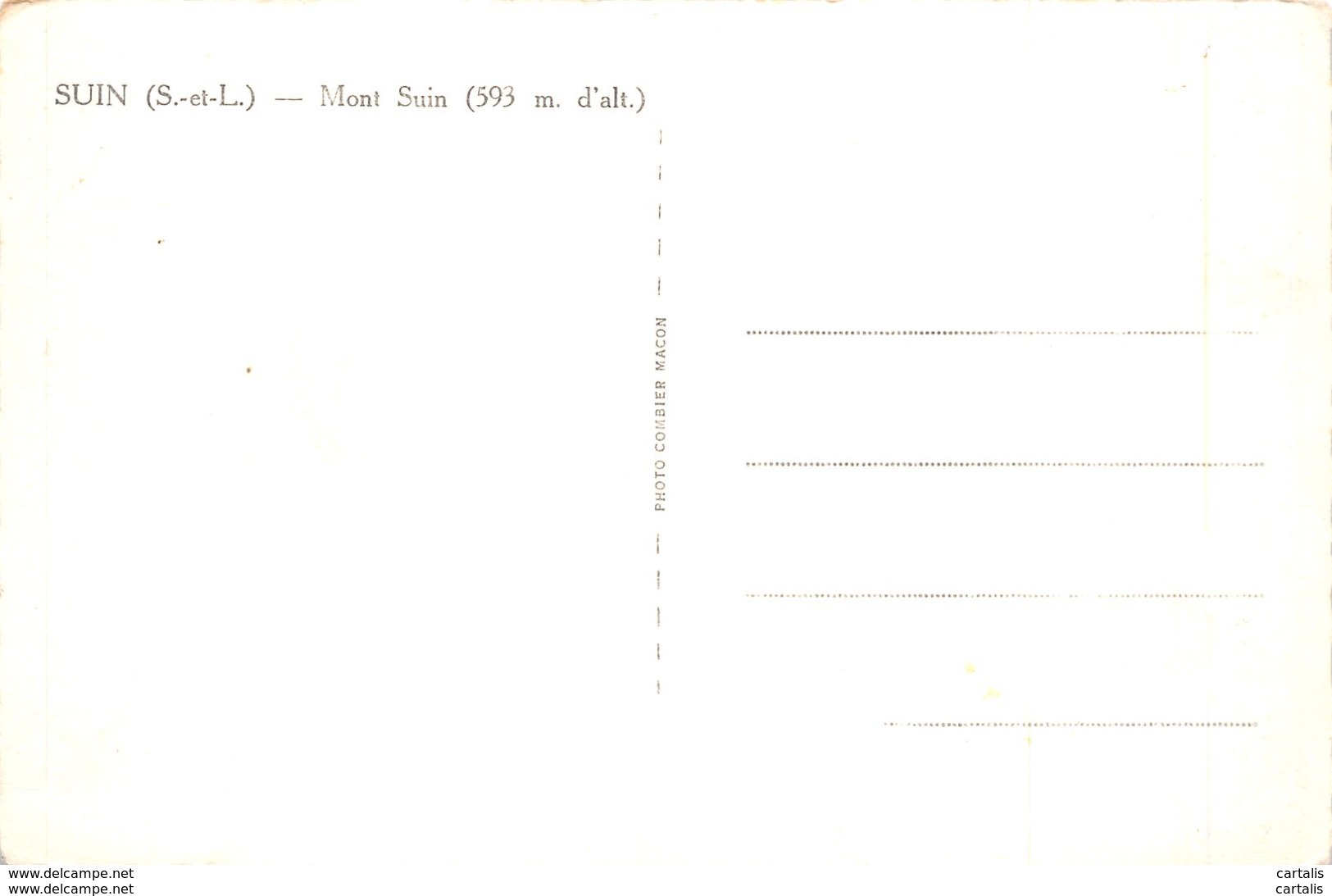 71-SUIN-N°C-4345-E/0367 - Andere & Zonder Classificatie