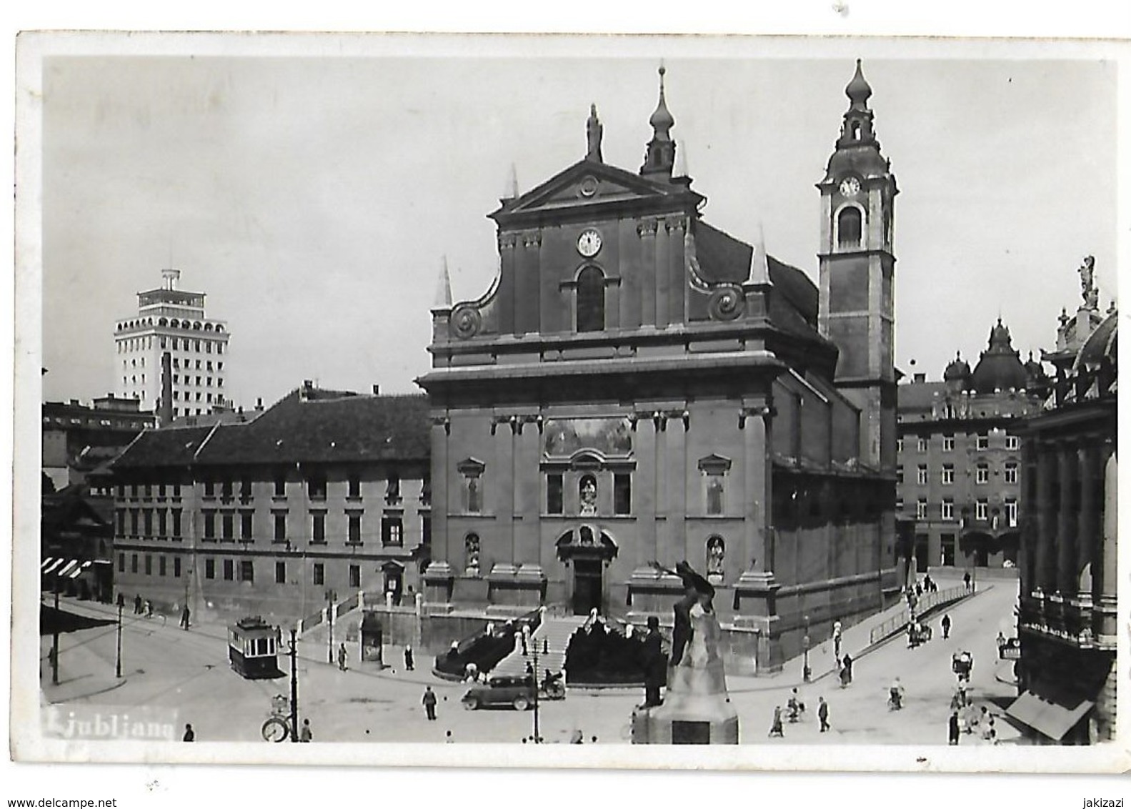 Ljubljana Tramway 1939 - Yougoslavie