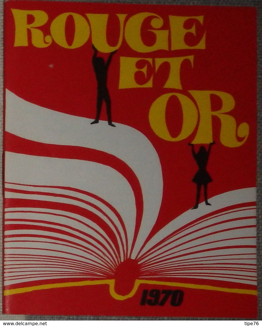 Petit Calendrier Poche 1970  Rouge Et Or Libraire  Thouars - 28 Pages - Petit Format : 1961-70