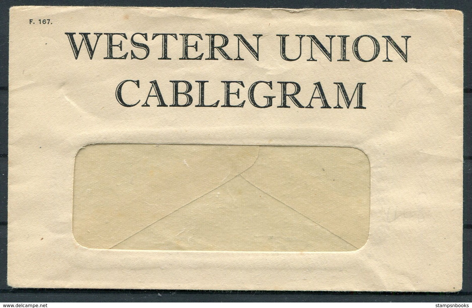 1920s Malta Western Union Cablegram Envelope - Ohne Zuordnung