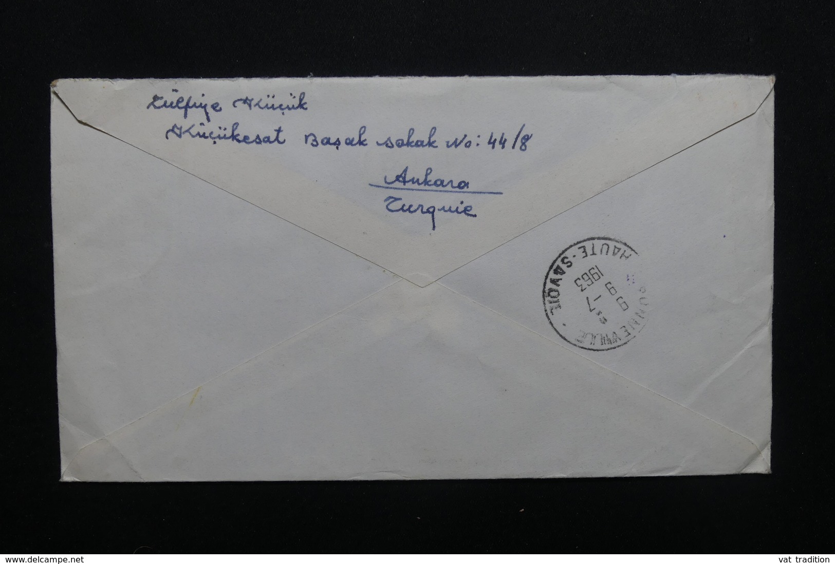 TURQUIE - Enveloppe De Ankara Pour La France En 1963 Par Avion, Affranchissement Plaisant - L 48910 - Lettres & Documents
