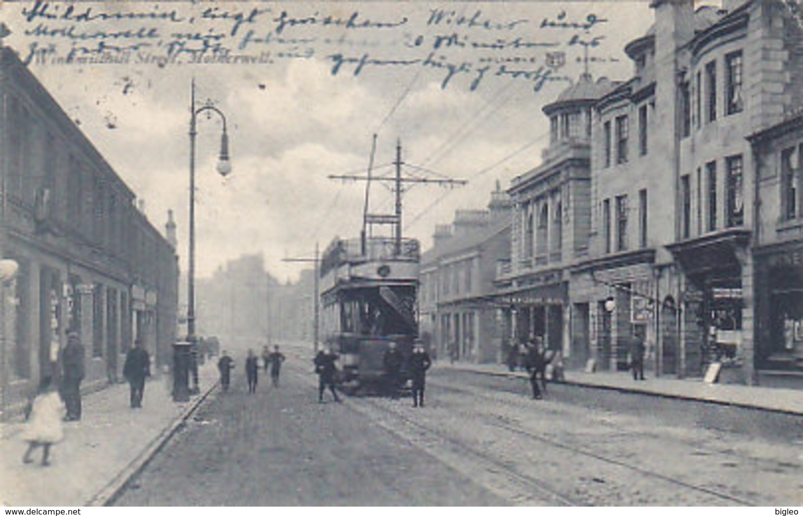 Motherwell - Windmillstreet - Tram  - 1904        (A-146-190612) - Tramways