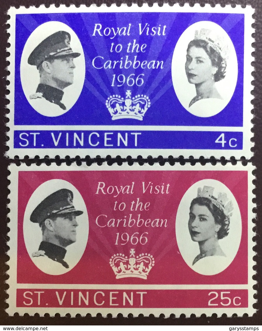 St Vincent 1966 Royal Visit MNH - St.Vincent (...-1979)
