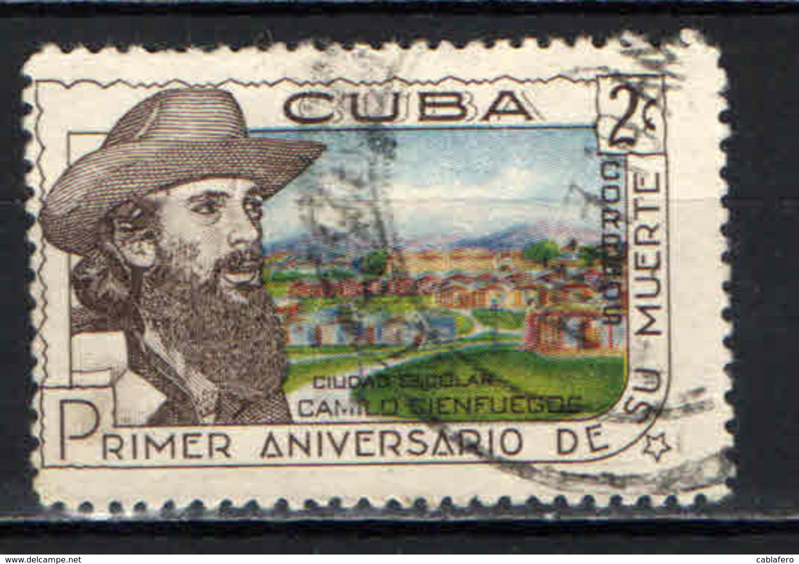 CUBA - 1960 - CAMILO CIENFUEGOS - USATO - Gebruikt