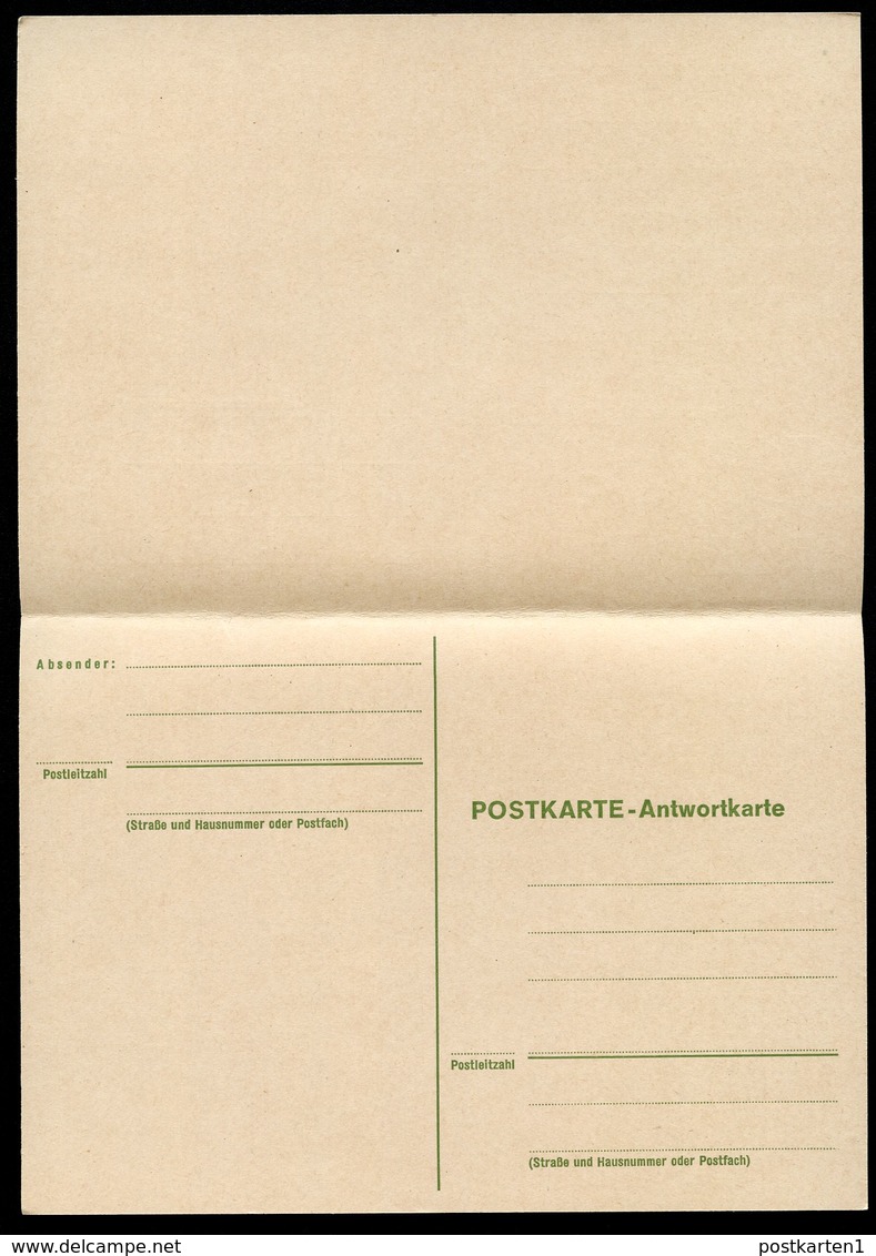 Bund PP64 A2/001 Privat-Postkarte Mit Antwort 1973  NGK 5,00 € - Private Postcards - Mint