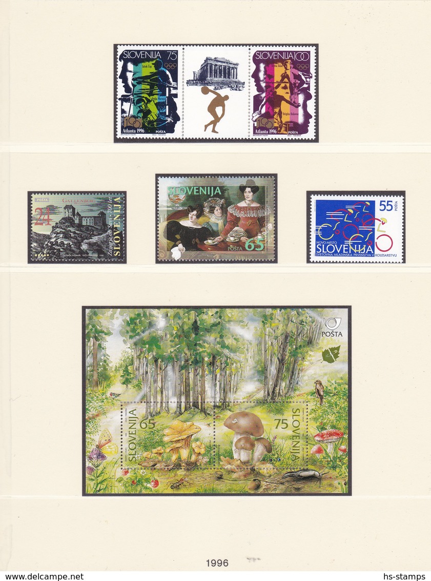 Slovenia - 1996 Year - Collection On Page 2 - MNH - Slowenien