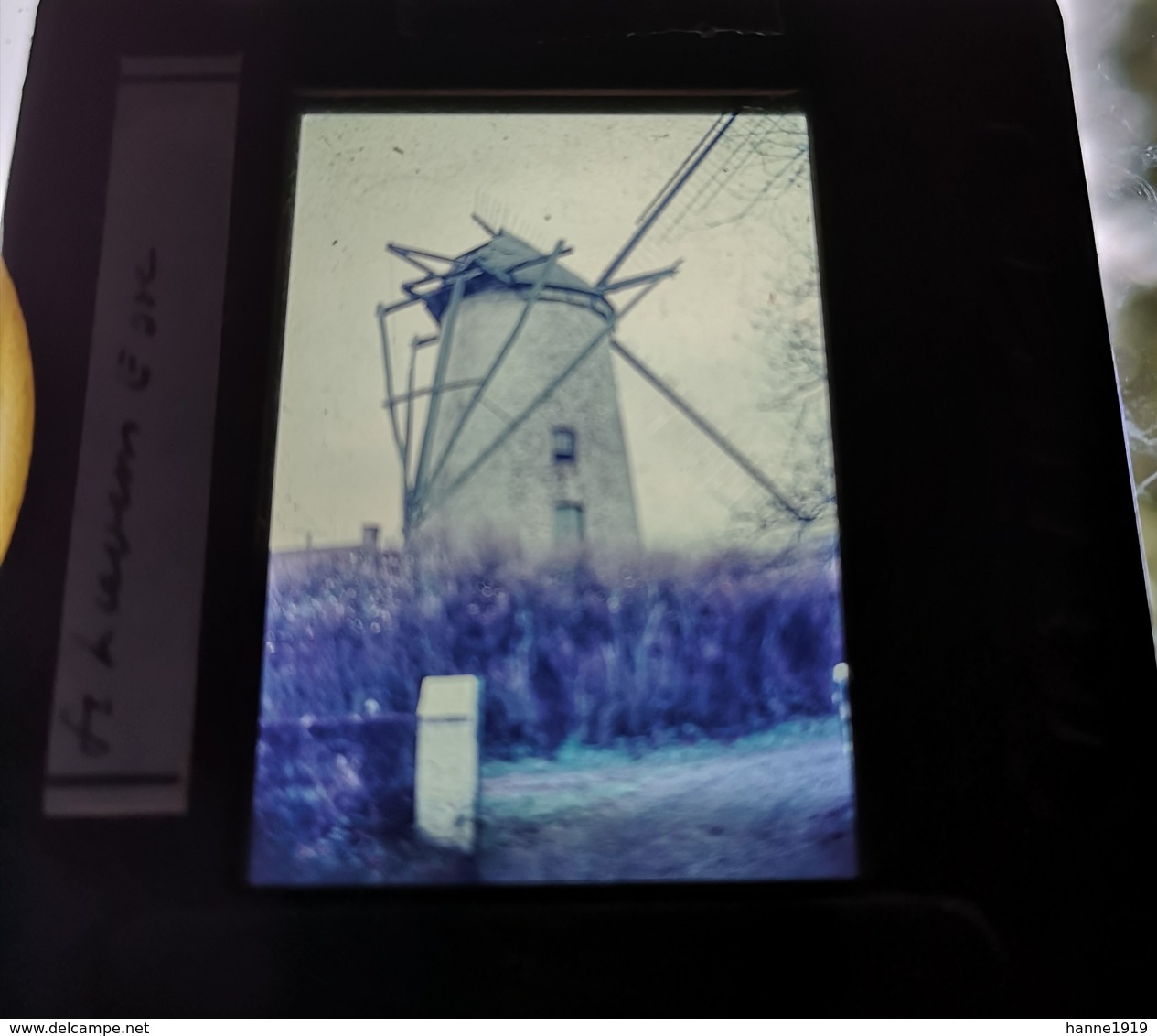 Sint Lievens Esse Molen Windmolen Dia In Frame Slide Mill Moulin - Diapositives