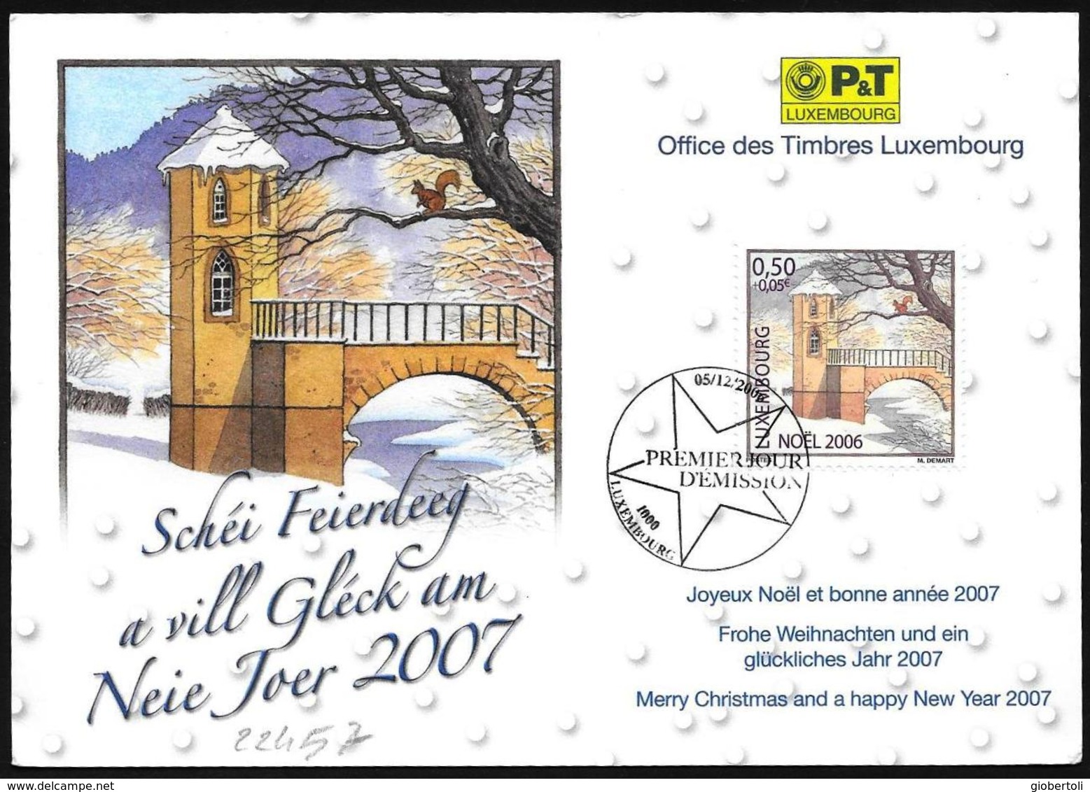 Lussemburgo/Luxembourg: FDC, Stella, Star, étoile - Natale