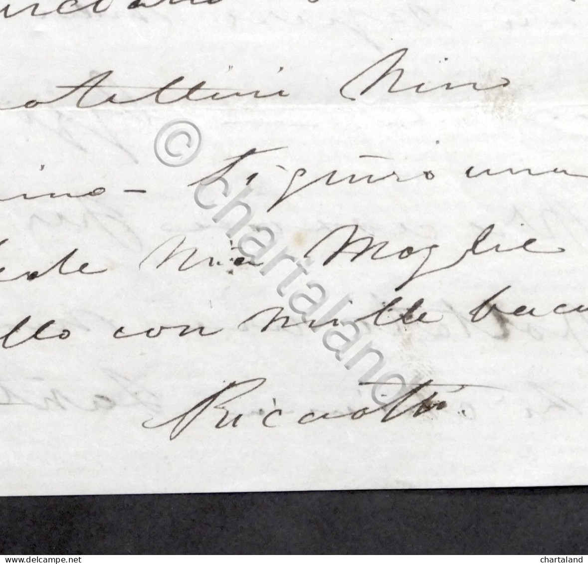 Lettera Interamente Manoscritta Con Autografo Di Ricciotti Garibaldi - 1870 Ca. - Altri & Non Classificati